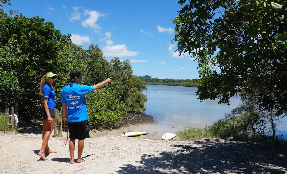 SUP Lesson Byron Bay