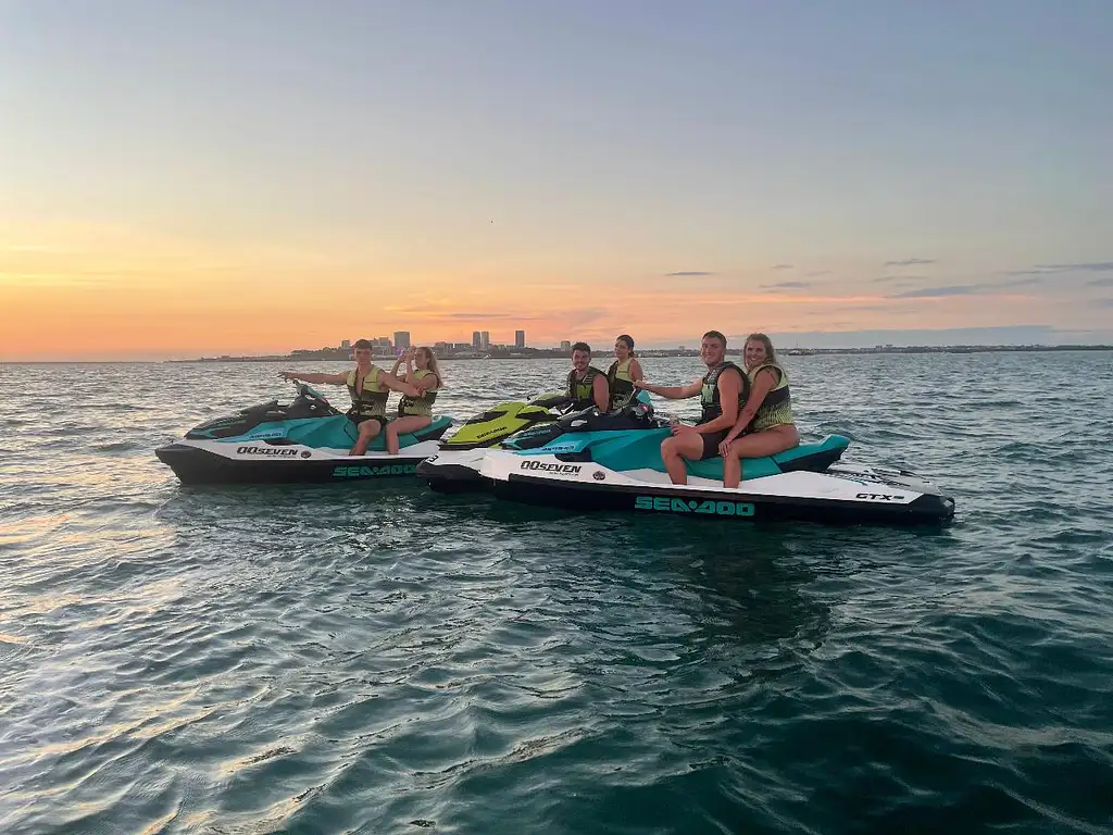 Golden Eye Sunset Jet Ski Tour | Option with Dinner @ Dock One