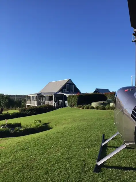 Helicopter Picnic Among the Vines