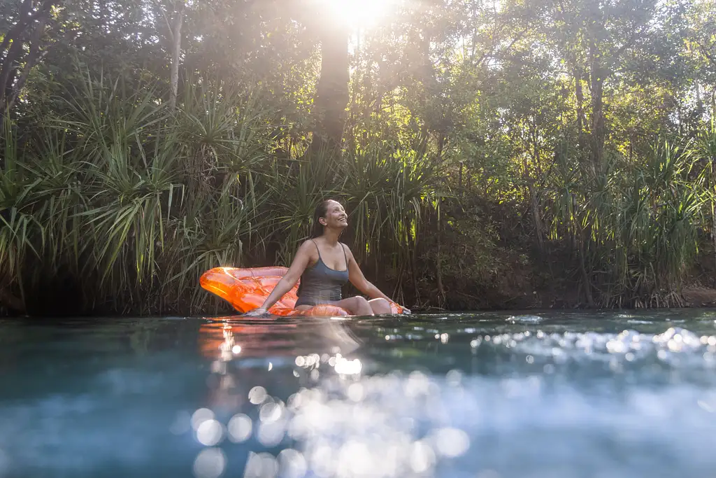 Aboriginal Art Workshop & Berry Springs Nature Park, Explore & Swim