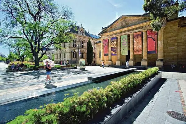 Outside view of the Art Gallery of South Australia