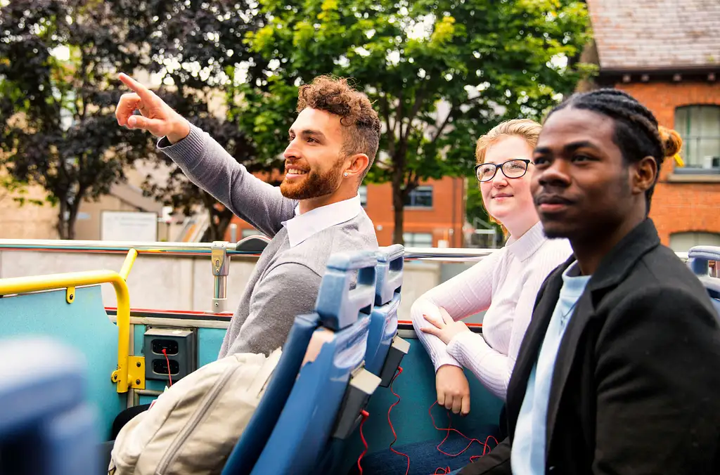 City Sightseeing Hop-on Hop-off Bus Tour & Walking Tour of Dublin