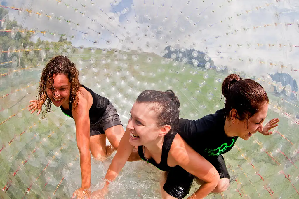 Zorb Rotorua - Straight Track