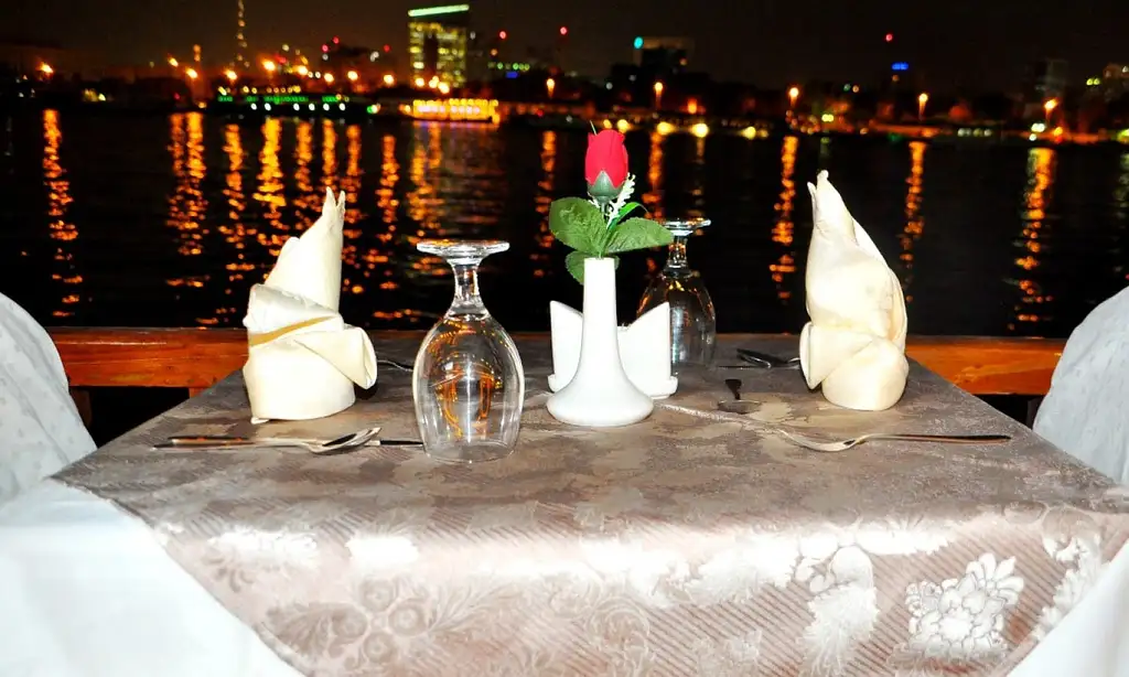 Traditional Wooden Dhow Boat Dinner Cruise In Dubai Marina