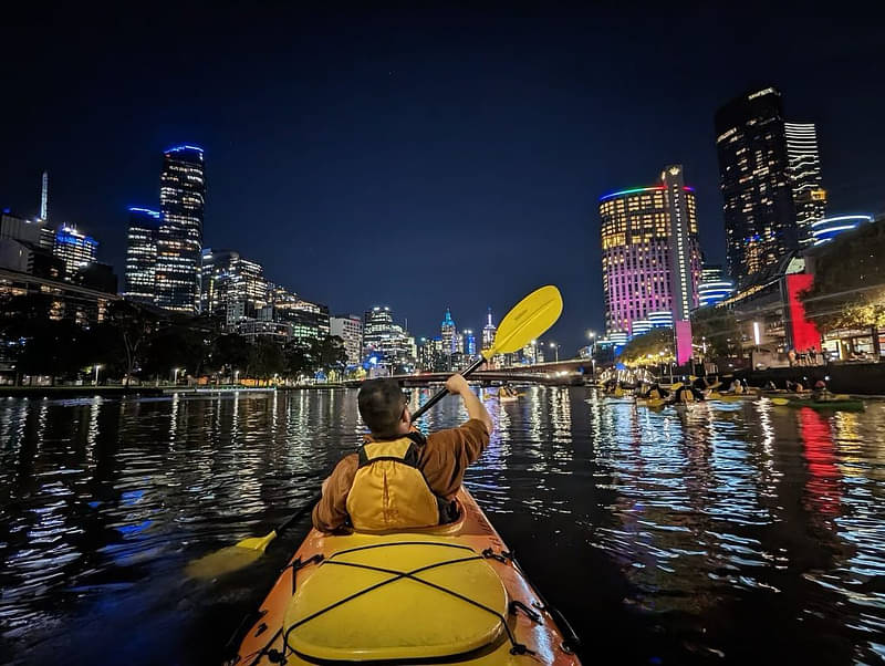 Yarra River Moonlight Kayak Tour Kayak Melbourne Backpacker Deals
