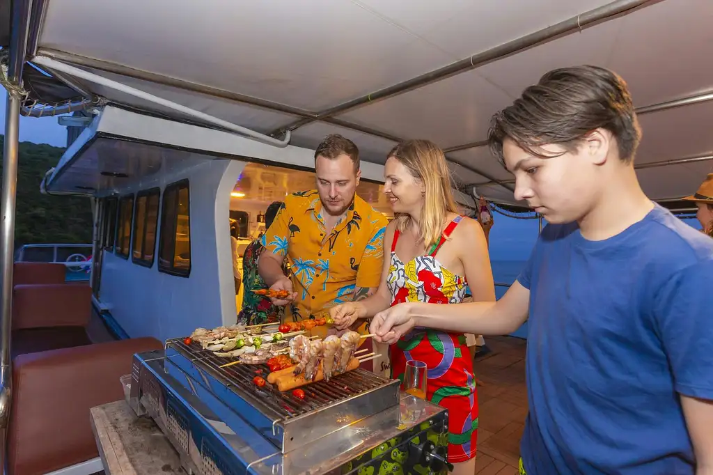Sunset Cruise Along Phuket Coastline with BBQ Dinner