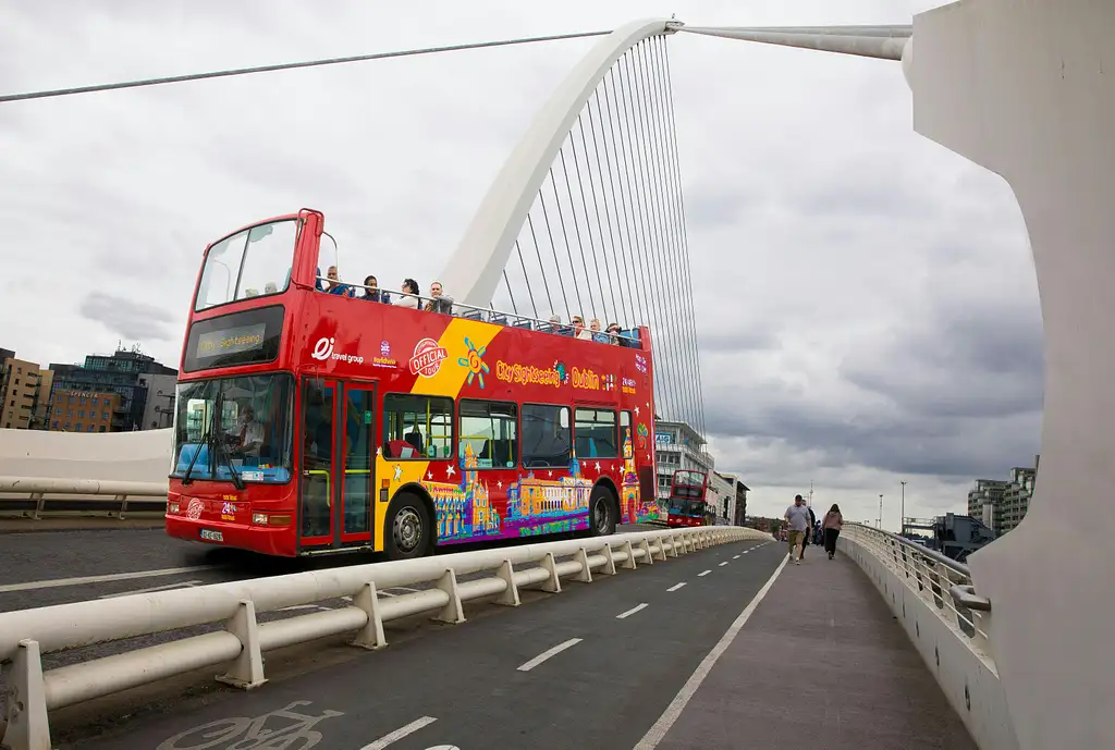 City Sightseeing Hop-on Hop-off Bus Tour & Walking Tour of Dublin