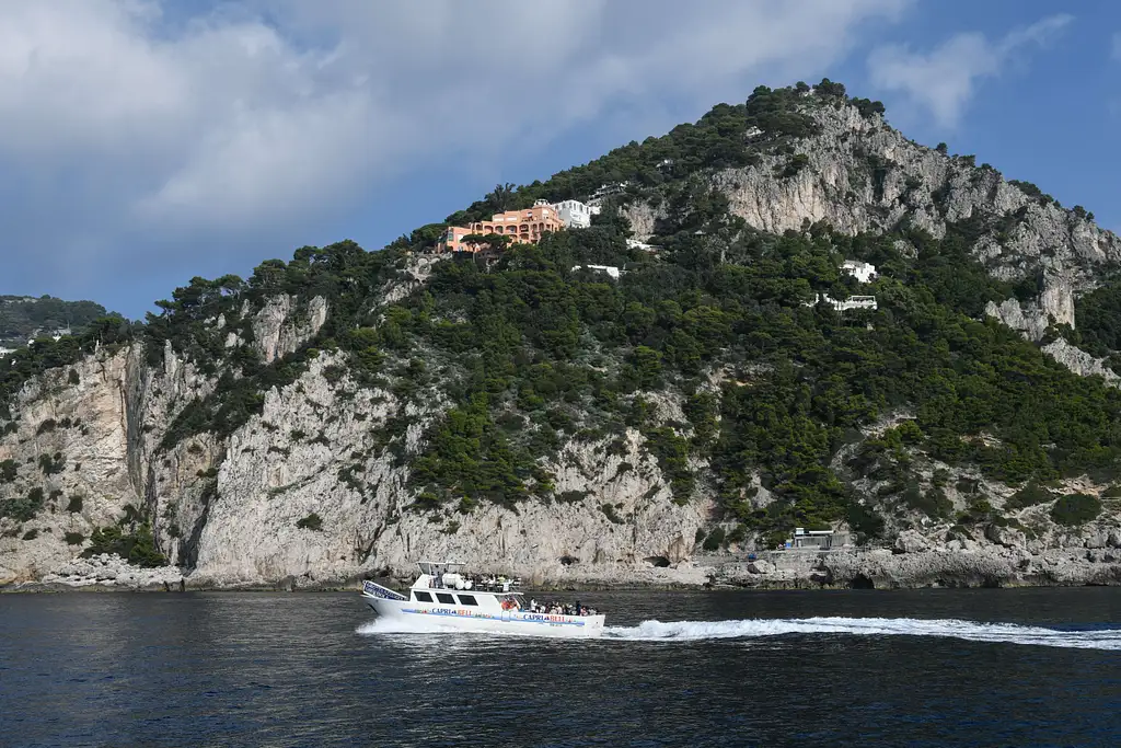 Capri Coast to Coast with Blue Grotto Stop