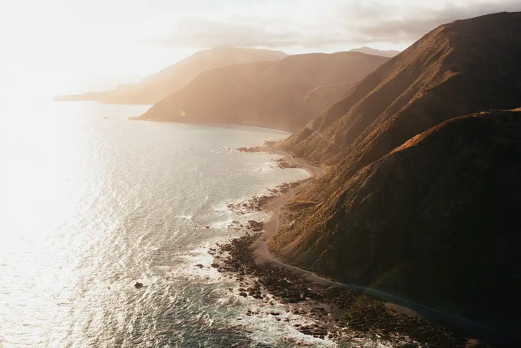 Helicopter Tour Over Wellington's South Coast
