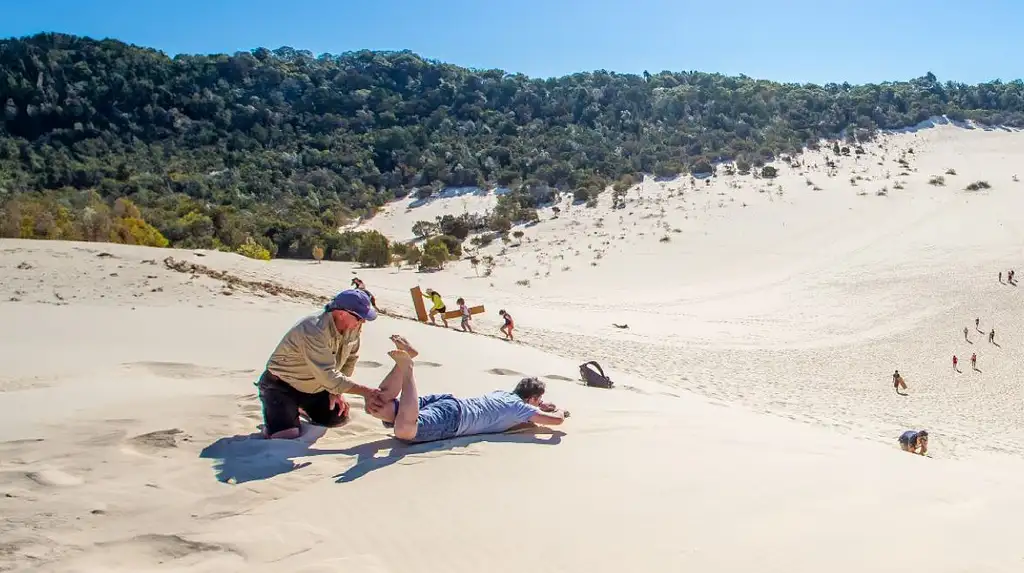 Desert Safari Day Cruise with option to upgrade to Dolphin Feeding | Moreton Island