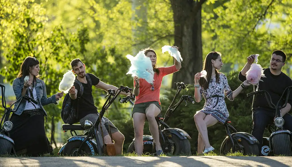 Margitsziget Fairy Garden Tour on MonsteRoller in Budapest