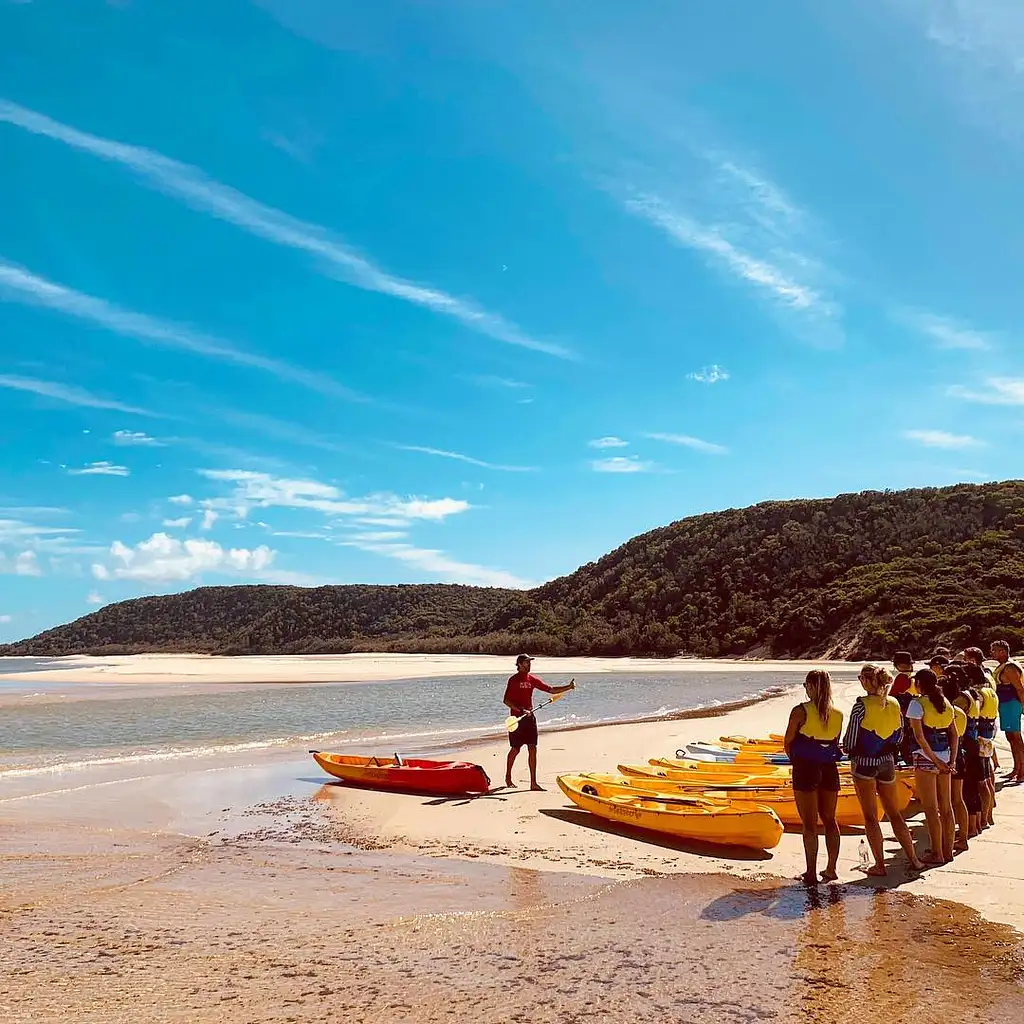 Dolphin Sea Kayak Tour & Beach 4X4 Adventure | Depart Rainbow Beach