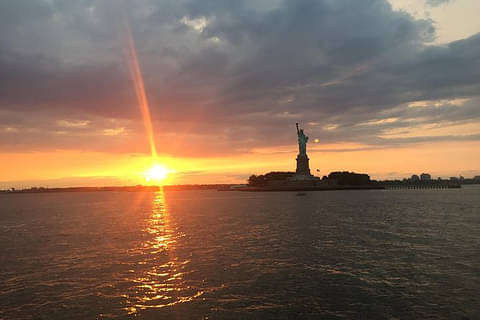 Statue of Liberty Cruise Sunset