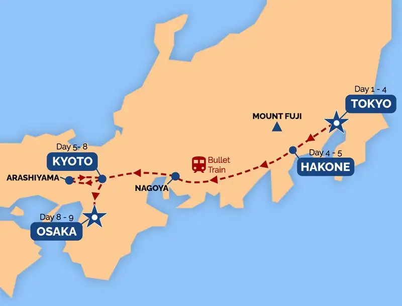 9 Day Japan Essentials: Tokyo to Osaka Tour | One Life Adventures