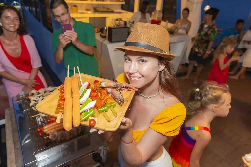 Sunset Cruise Along Phuket Coastline with BBQ Dinner