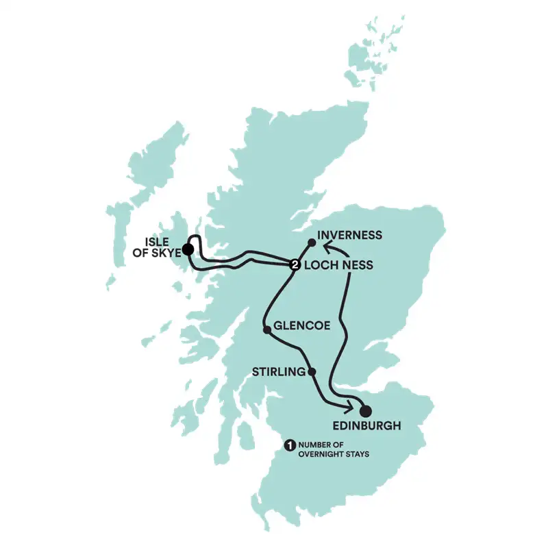 3 Day Wild Skye & Loch Ness Hunter | Edinburgh to Edinburgh | Haggis Adventures