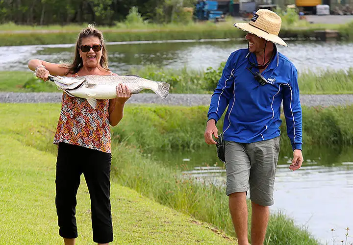 Ultimate Hook-A-Barra Fishing and Farm Tour