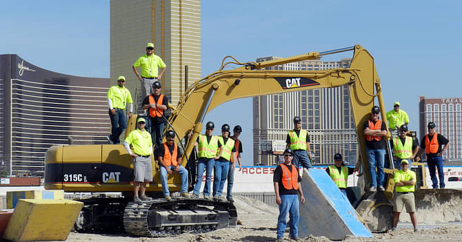Las Vegas Excavator Aggression Session