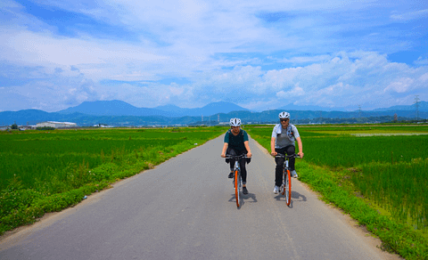 Cycling Through Japan's Countryside To Obuse Town & Onsen, 1 Day Tour