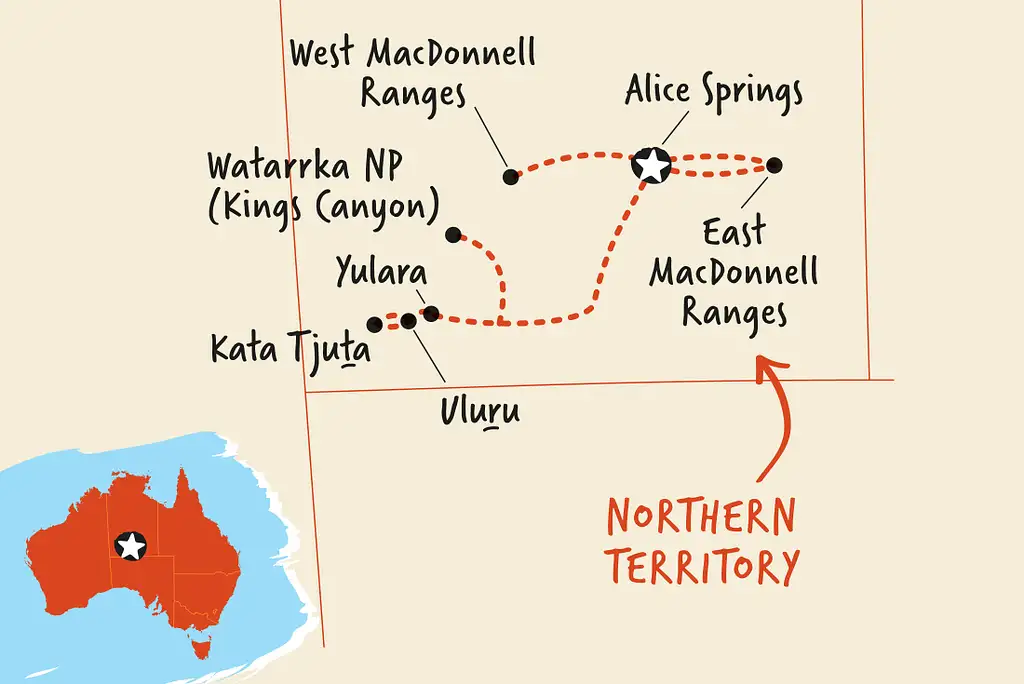 5 Day Outback Camping Adventure | Alice Springs to Alice Springs