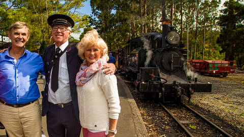 Puffing Billy Heritage Steam Train & Dandenong Ranges