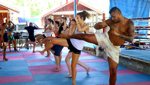 Muay Thai yoga class