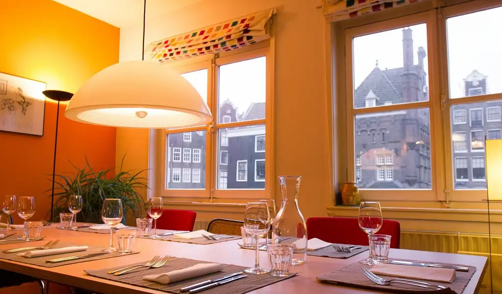 Traditional Dutch Dinner in an Amsterdam Canal House