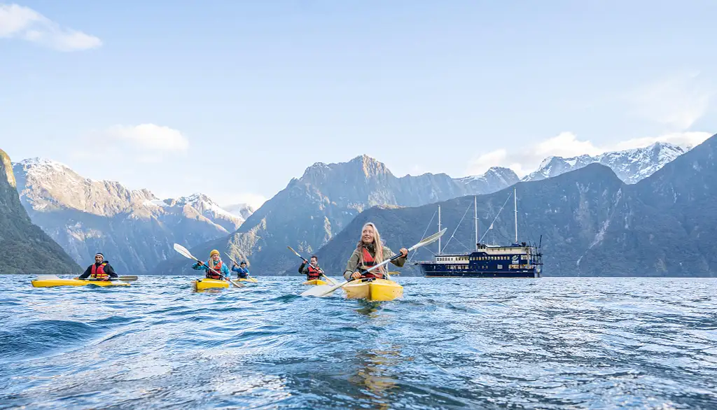 Milford Sound Overnight Cruise | Departing Milford Sound