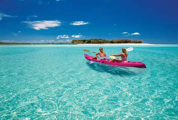 K'gari kayaking remote island tour