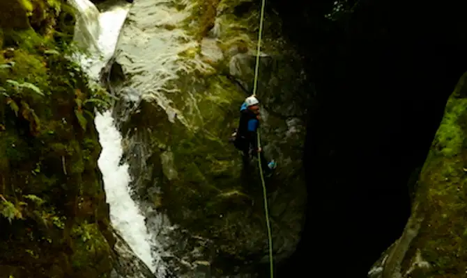 Gibbston Valley Canyoning - Half Day Self-drive Tour