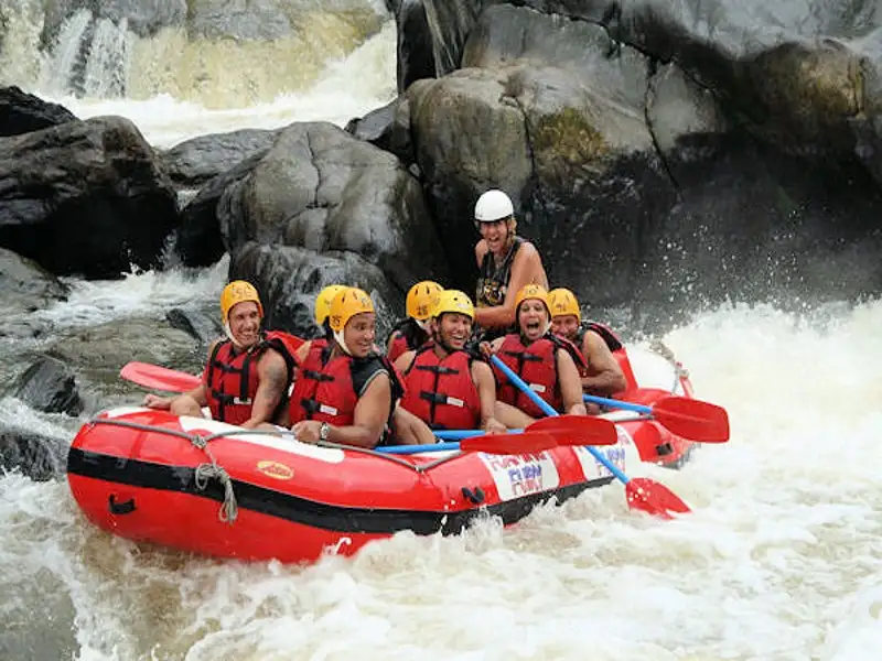 White Water Rafting Down The Baron River