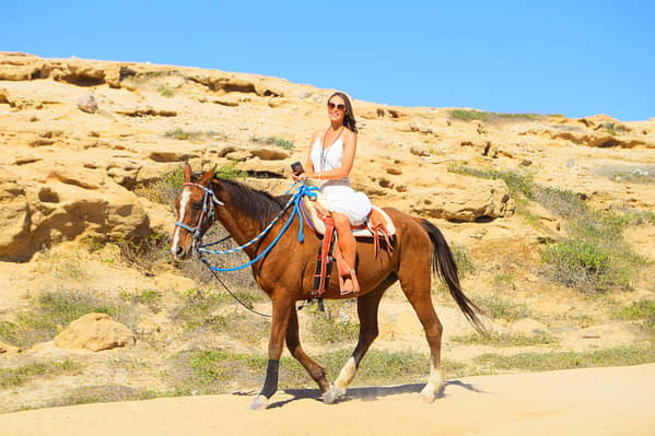 beach horse ride