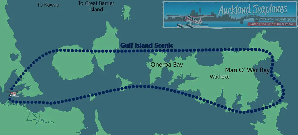 Gulf Island Scenic Flight Tour From Auckland