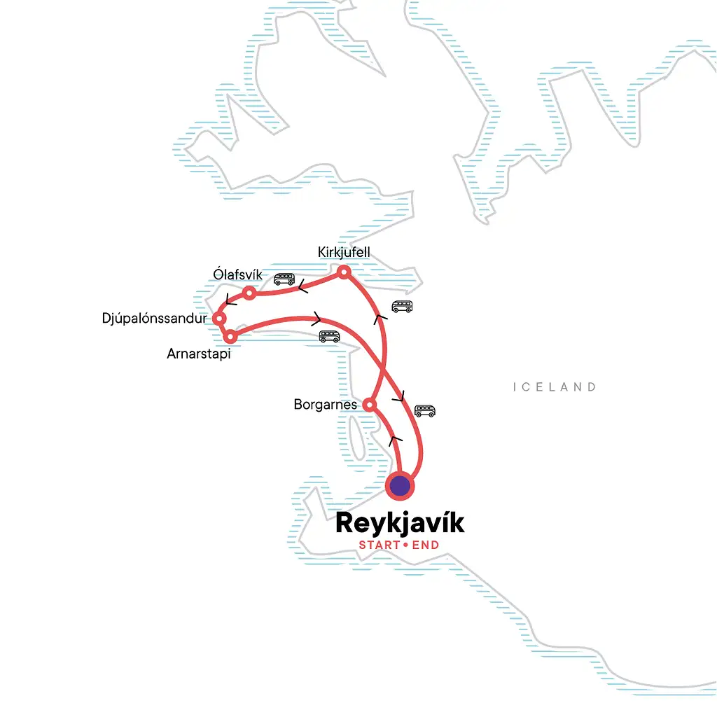 3 Days in Iceland: Reykjavik & Snæfellsnes Peninsula | G Adventures