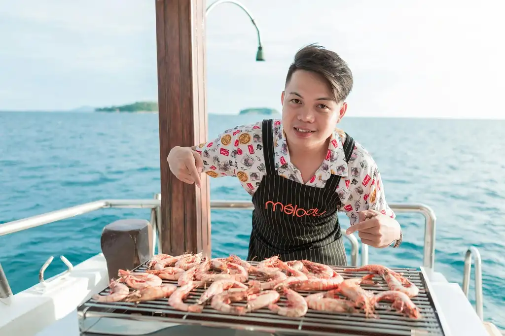 Sunset Cruise Along Phuket Coastline with BBQ Dinner