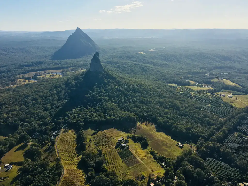 Noosa to Glass House Mountains Scenic Flight For Two