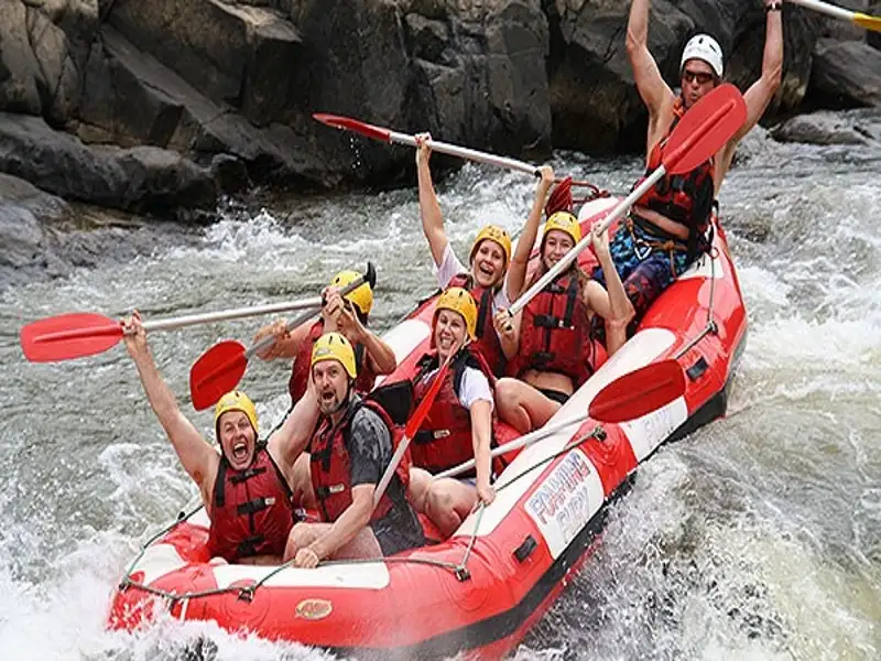 White Water Rafting Down The Baron River