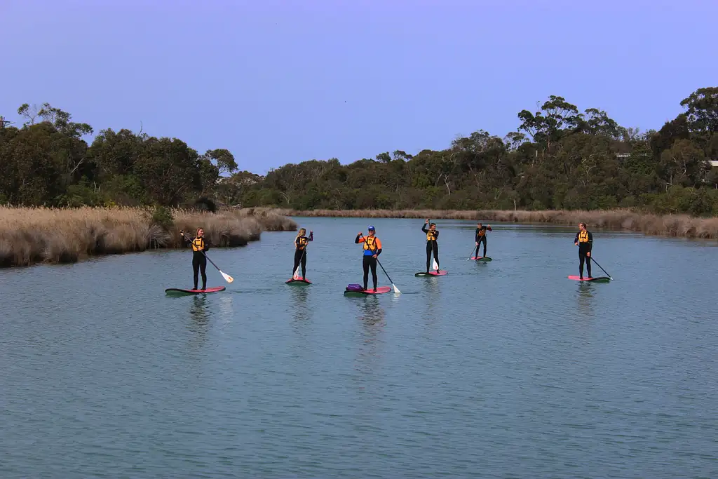 Stand-up Paddle Board Journey At Anglesea