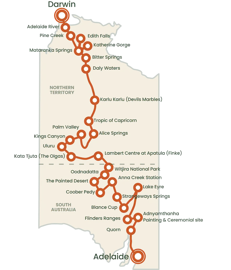13 Day Darwin to Adelaide tour - Small Group Camping Tour