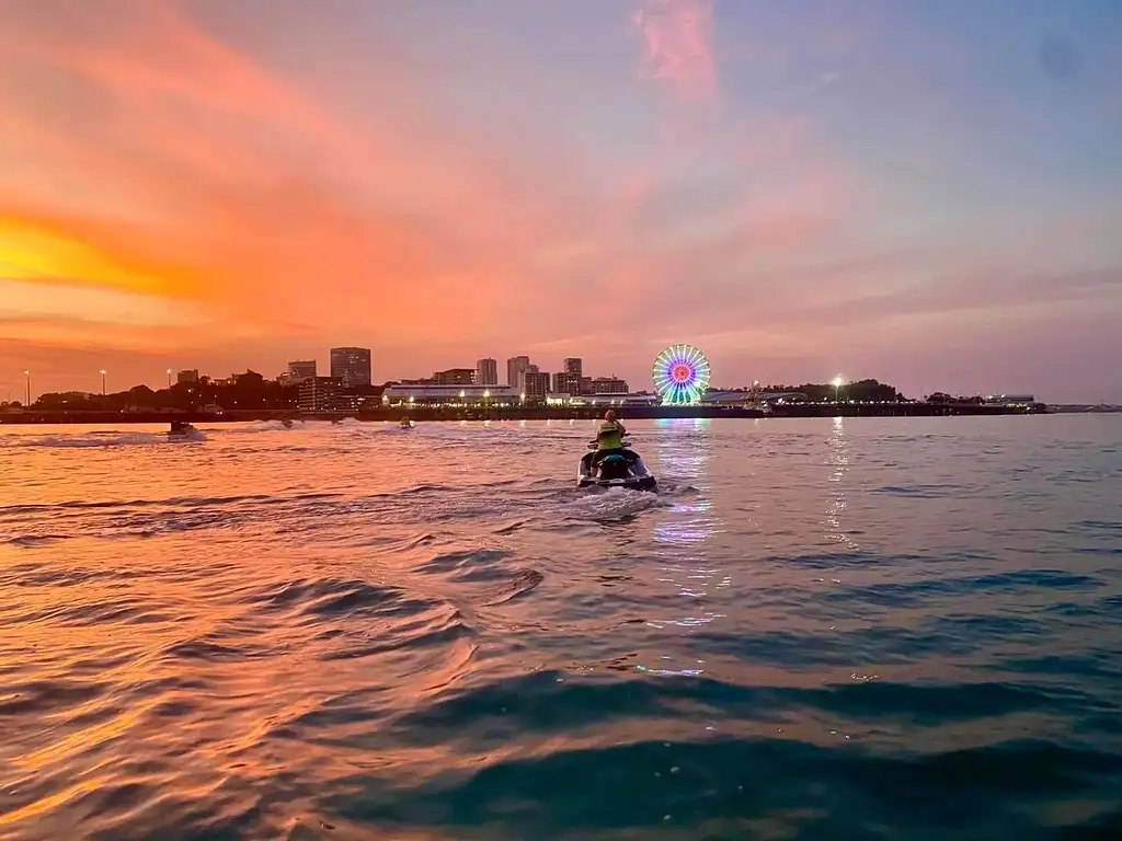 Golden Eye Sunset Jet Ski Tour | Option with Dinner @ Dock One