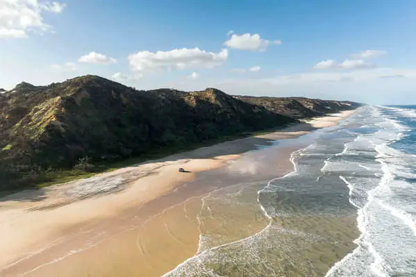 K'gari Fraser Island coastline