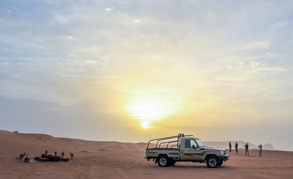 4x4 Sunrise And Wildlife Desert Safari With Picnic From Dubai