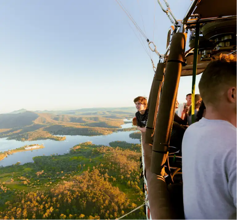 Hot Air Balloon & Vineyard Breakfast + FREE Whale Watch Cruise | Gold Coast