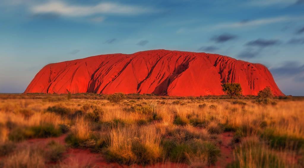 Sunset at Ayers Rock