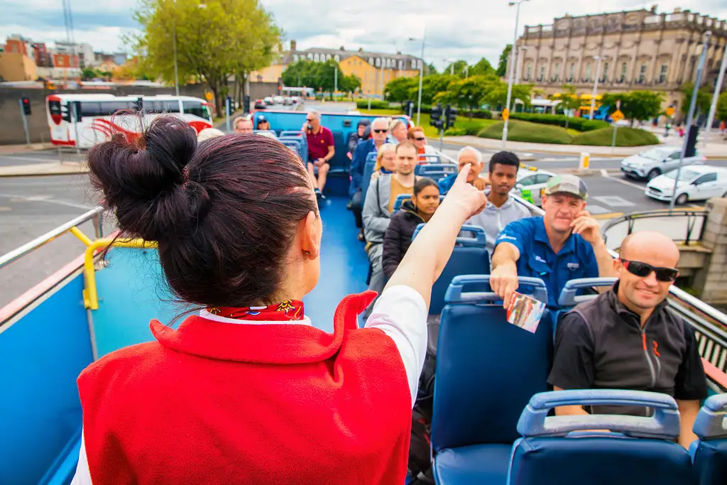 City Sightseeing Hop-on Hop-off Bus Tour & Walking Tour of Dublin