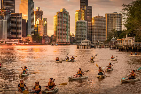 Brisbane Twilight Kayak Adventure