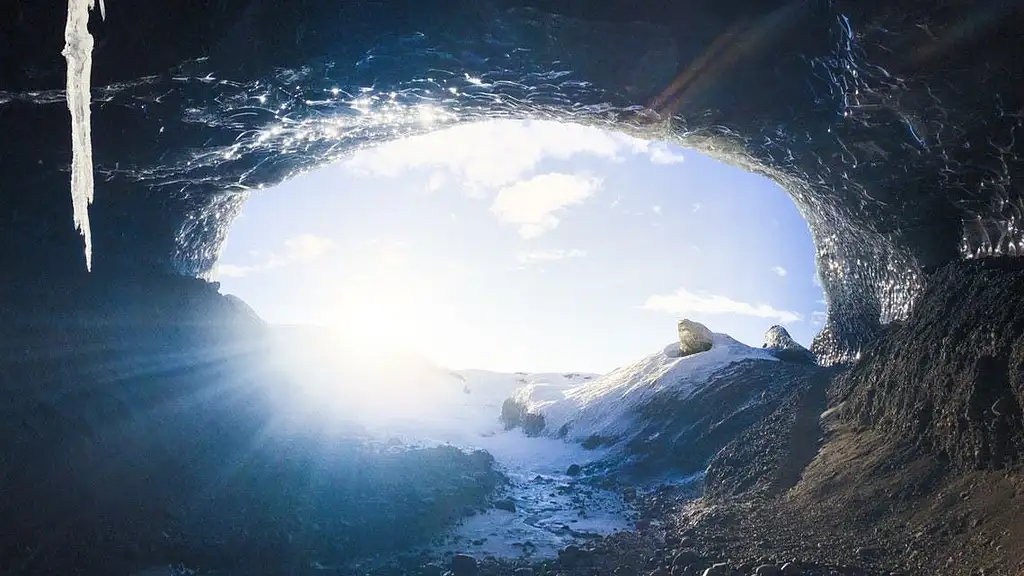Explore a Blue Ice Cave