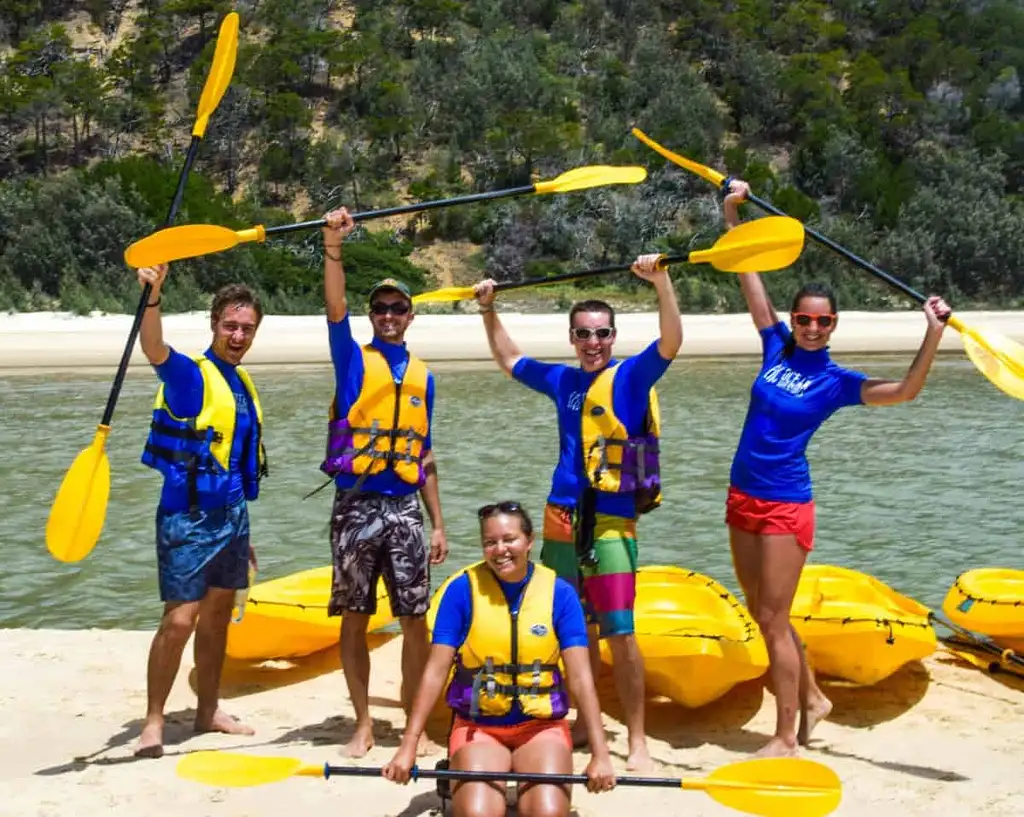 Dolphin Sea Kayak Tour & Beach 4X4 Adventure | Depart Rainbow Beach