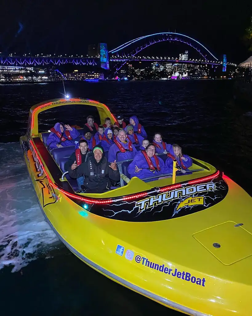 VIVID 30 Minute Harbour Jetboat Cruise
