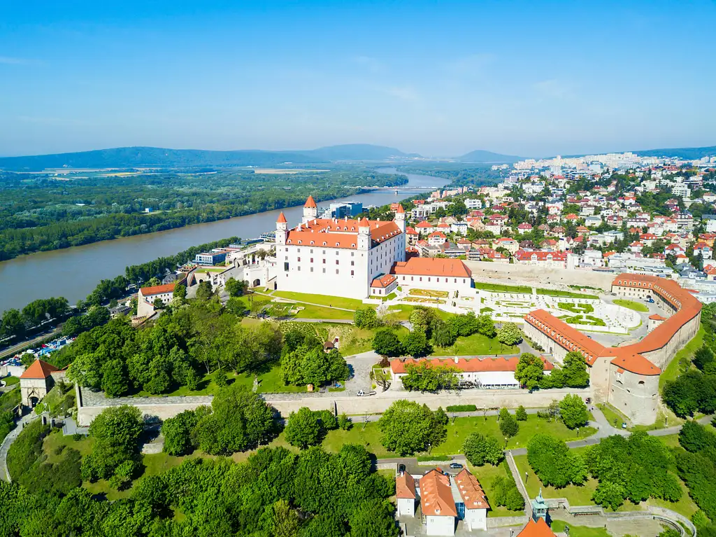 Bratislava day trip by bus and boat from Vienna